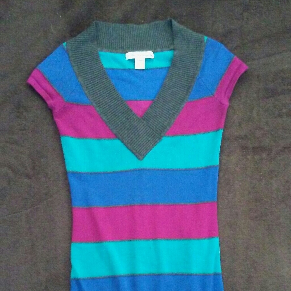 Long Striped Sweater
